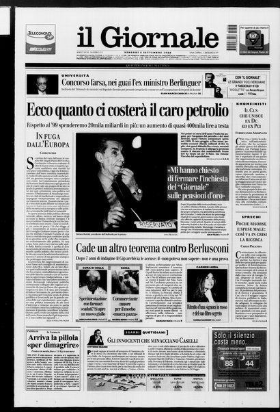 Il giornale : quotidiano del mattino